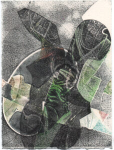 Monotypie S02 /// VIGOR / IMPULSO-RESONANZ VERSION III / 20x15cm / 2024 //// OLA EIBL