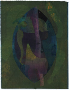 Monotypie S03 /// VIGOR / IMPULSO-RESONANZ VERSION III / 20x15cm / 2024 //// OLA EIBL
