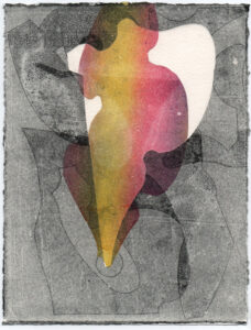 Monotypie S05 /// VIGOR / IMPULSO-RESONANZ VERSION III / 20x15cm / 2024 //// OLA EIBL