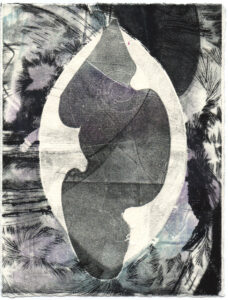 Monotypie S12 /// VIGOR / IMPULSO-RESONANZ VERSION III / 20x15cm / 2024 //// OLA EIBL