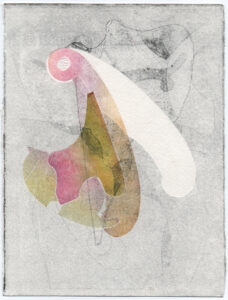 Monotypie S15 /// VIGOR / IMPULSO-RESONANZ VERSION III / 20x15cm / 2024 //// OLA EIBL