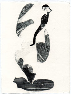 Monotypie S17 /// VIGOR / IMPULSO-RESONANZ VERSION III / 20x15cm / 2024 //// OLA EIBL